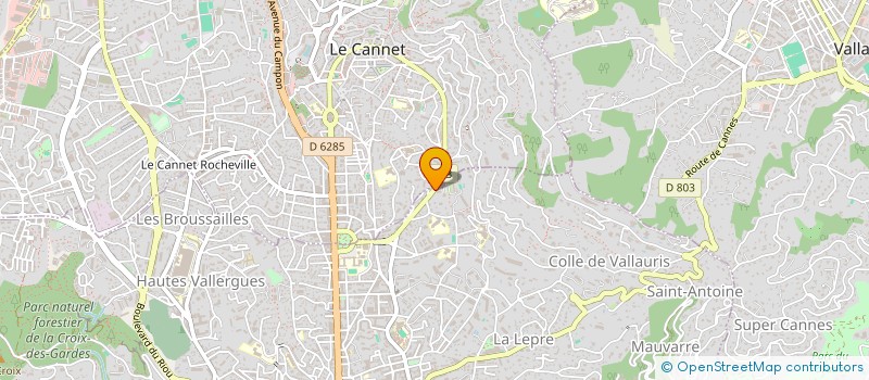 localisation de l'entreprise LES PAN BAGNATS  CANNES