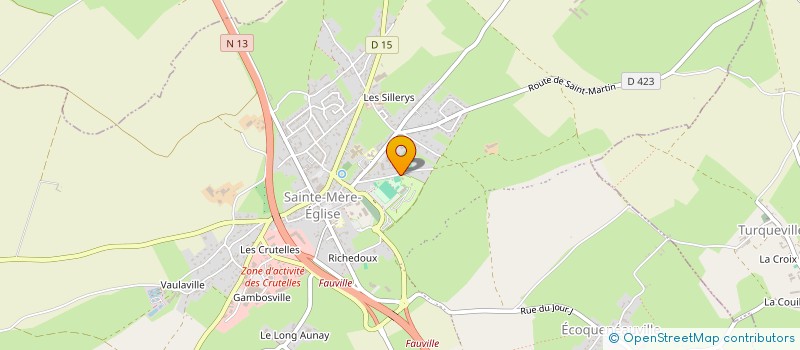 localisation de l'entreprise LES PANARDOS à SAINTE-MERE-EGLISE