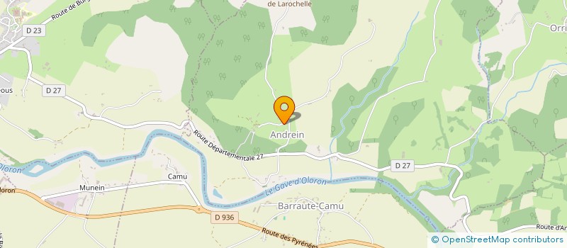 localisation de l'entreprise LES PANIERS DE JEANNE  ANDREIN