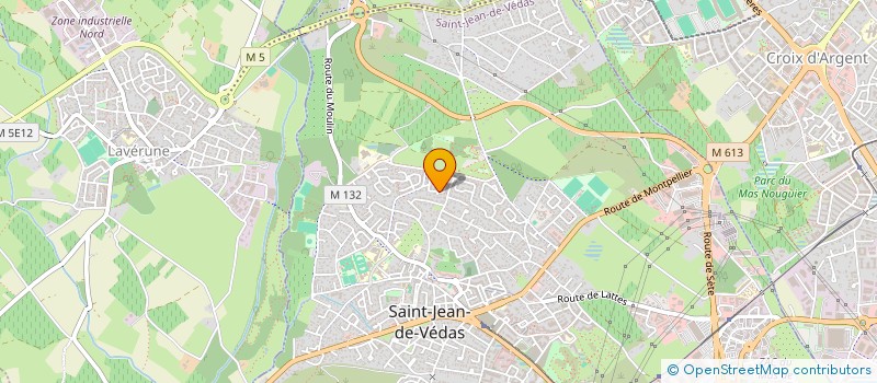 localisation de l'entreprise LES PANIERS DE L'ESPOIR  SAINT-JEAN-DE-VEDAS