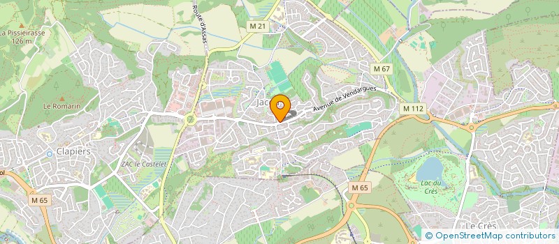 localisation de l'entreprise LES PANIERS DE PAO  JACOU