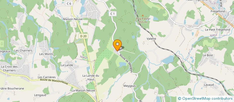 localisation de l'entreprise LES PANIERS DE POM'MAPI à NIEUL