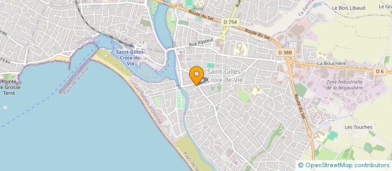 localisation de l'entreprise LES PANIERS DE VIE ET JAUNAY à SAINT-GILLES-CROIX-DE-VIE