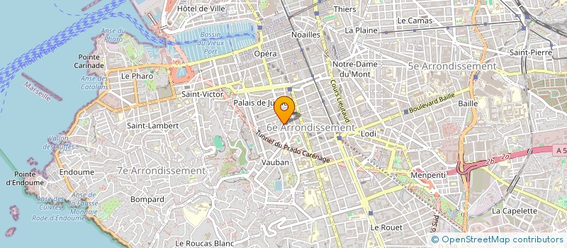 localisation de l'entreprise LES PANIERS DU CHABBAT à MARSEILLE