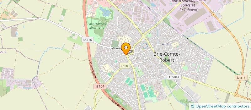 localisation de l'entreprise LES PANIERS DU PUITS GODICHON  BRIE-COMTE-ROBERT