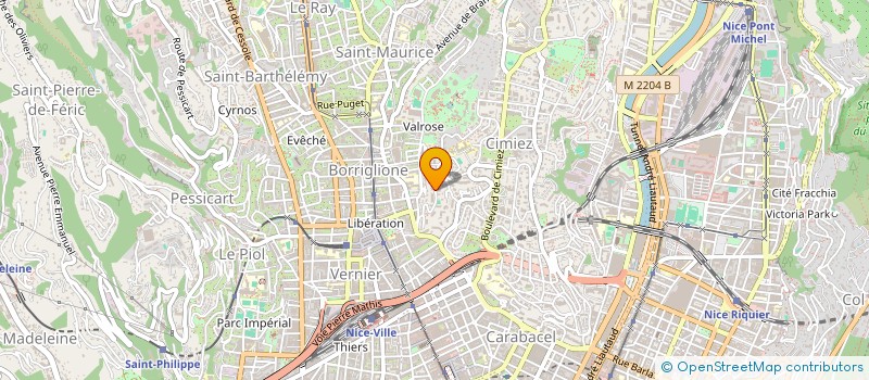 localisation de l'entreprise LES PANIERS FERMIERS D'ADRIEN à NICE