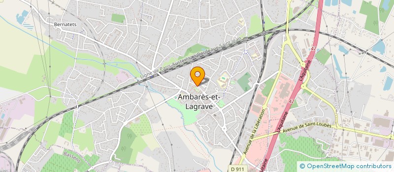 localisation de l'entreprise LES PANIERS MALINS  AMBARES-ET-LAGRAVE