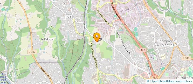localisation de l'entreprise LES PANIERS VERT POMME.COM à ECULLY