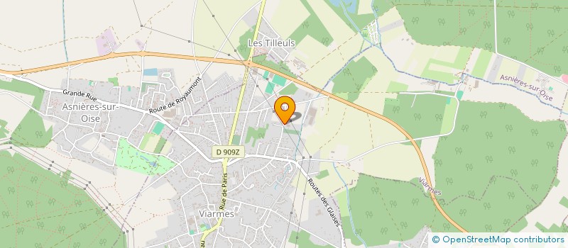 localisation de l'entreprise LES PANIERS VIARMOIS  VIARMES