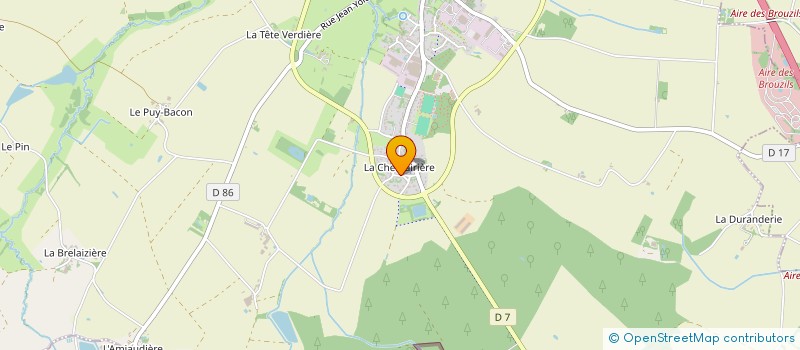 localisation de l'entreprise LES PANNEAUX DE CHAMBORD  BROUZILS (LES)