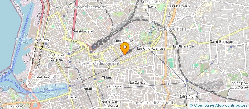 localisation de l'entreprise LES PANORAMISTES à MARSEILLE