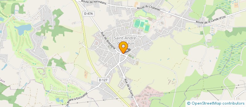 localisation de l'entreprise LES PANTINS à SAINT-ANDRE-DES-EAUX