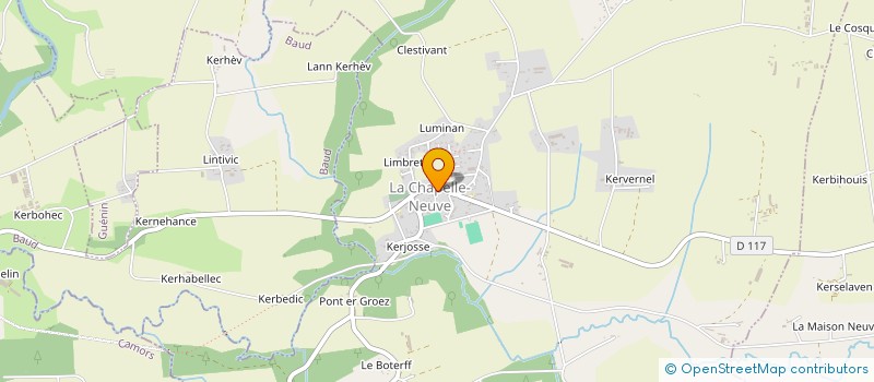 localisation de l'entreprise LES PAOTRED DU TARUN  LA CHAPELLE-NEUVE