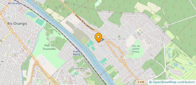 localisation de l'entreprise LES PAPA DES DONJONS à SOISY-SUR-SEINE