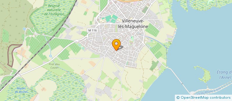 localisation de l'entreprise LES PAPAS  VILLENEUVE-LES-MAGUELONE