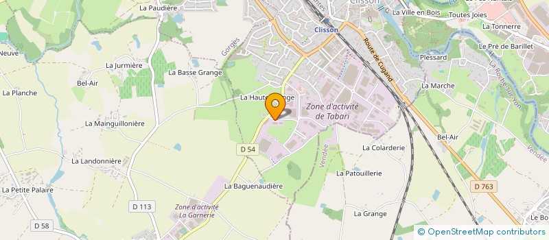 localisation de l'entreprise LES PAPAS BRASSEURS à CLISSON