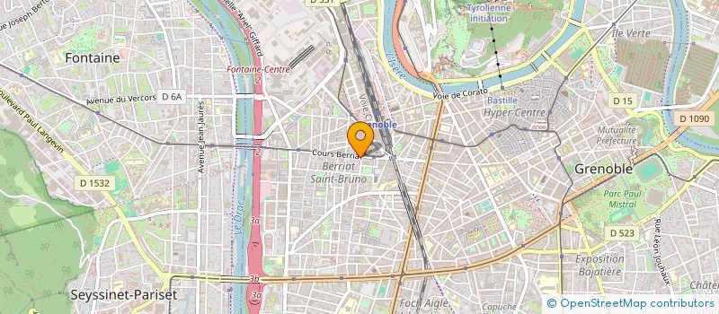 localisation de l'entreprise LES PAPAS DU CODE à GRENOBLE