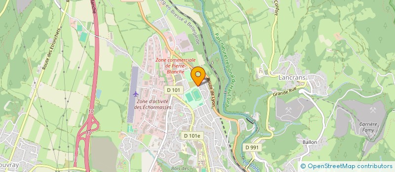 localisation de l'entreprise LES PAPATTES DU RHONE à VALSERHONE