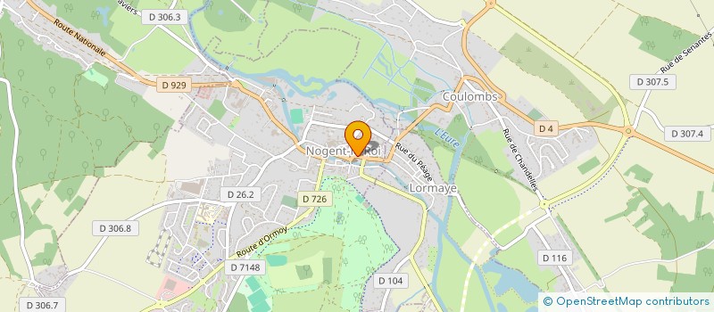 localisation de l'entreprise LES PAPETERIES JRA REUNIES à NOGENT-LE-ROI