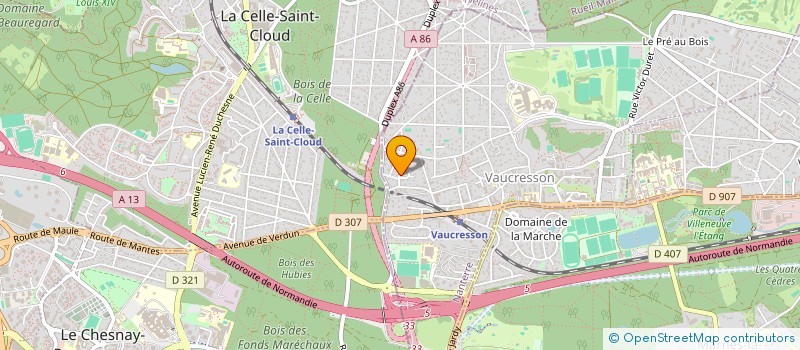 localisation de l'entreprise LES PAPILLES DE SAINT FARGEAU à VAUCRESSON