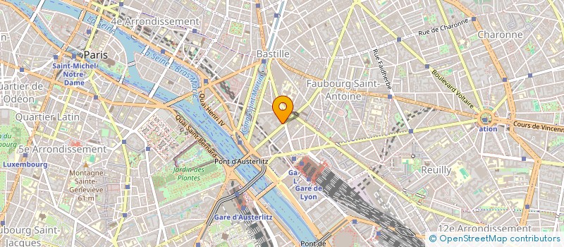 localisation de l'entreprise LES PAPILLES DUVERGER  PARIS