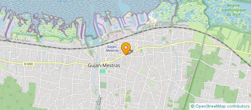 localisation de l'entreprise LES PAPILLES QUI FRETILLENT  GUJAN-MESTRAS