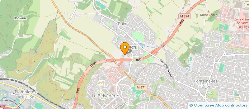 localisation de l'entreprise LES PAPILLONS  DAIX