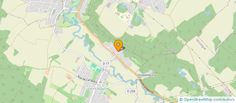 localisation de l'entreprise LES PAPILLONS  HIRTZBACH