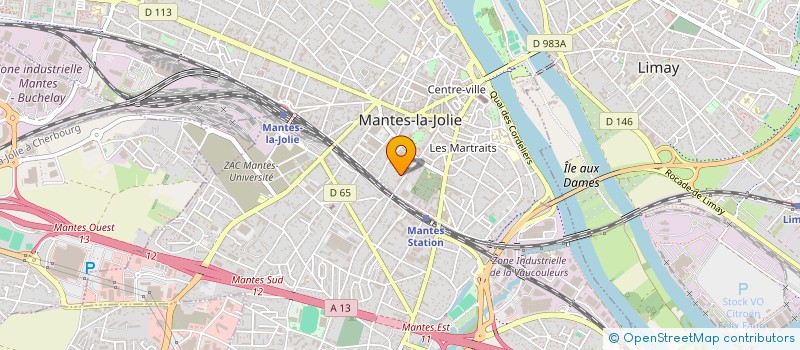 localisation de l'entreprise LES PAPILLONS  MANTES-LA-JOLIE