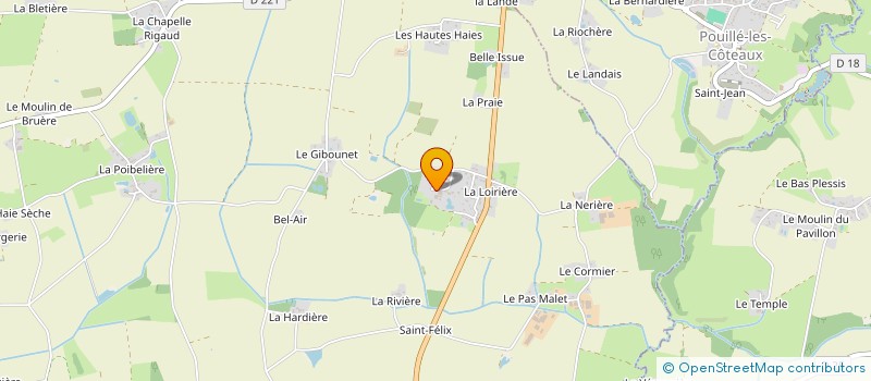 localisation de l'entreprise LES PAPILLONS à MESANGER