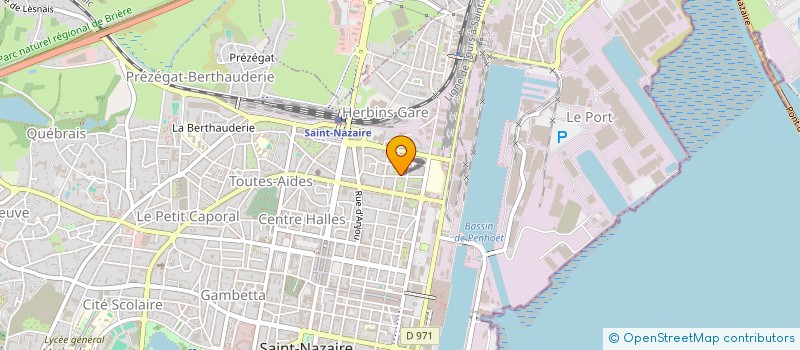 localisation de l'entreprise LES PAPILLONS BLANCS  SAINT-NAZAIRE