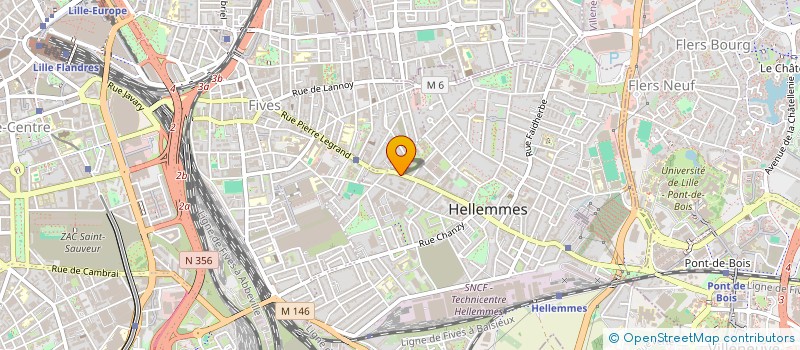 localisation de l'entreprise LES PAPILLONS BLANCS DE LILLE à LILLE