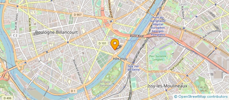 localisation de l'entreprise LES PAPILLONS BLANCS DES RIVES DE SEINE à BOULOGNE-BILLANCOURT
