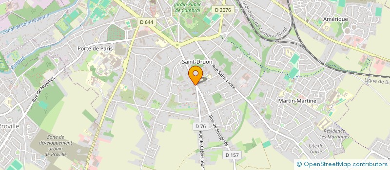 localisation de l'entreprise LES PAPILLONS BLANCS DU CAMBRESIS à CAMBRAI