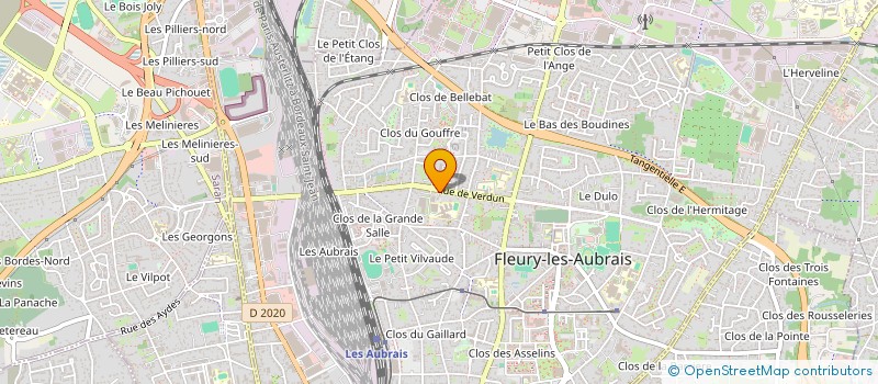 localisation de l'entreprise LES PAPILLONS BLANCS DU LOIRET à FLEURY-LES-AUBRAIS
