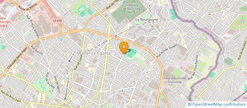 localisation de l'entreprise LES PAPILLONS BLANCS ROUBAIX TOURCOING à TOURCOING