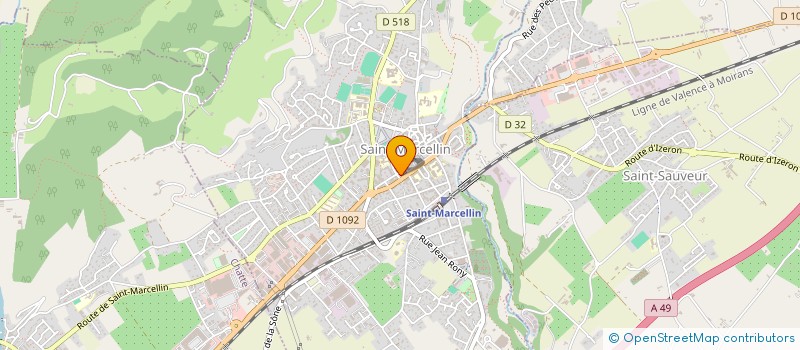 localisation de l'entreprise LES PAPILLONS DE SOIE à SAINT-MARCELLIN