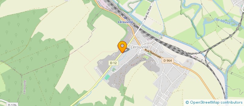 localisation de l'entreprise LES PAPILLONS ENCHANTEURS à LEROUVILLE