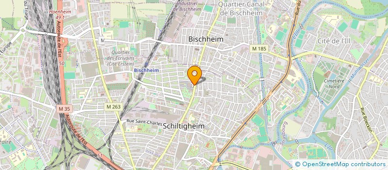 localisation de l'entreprise LES PAPILLONS IMMOBILIER  SCHILTIGHEIM