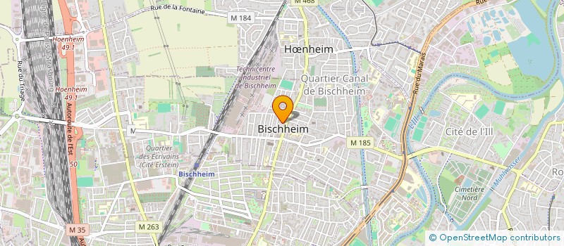 localisation de l'entreprise LES PAPILLONS INVESTISSEMENT à BISCHHEIM