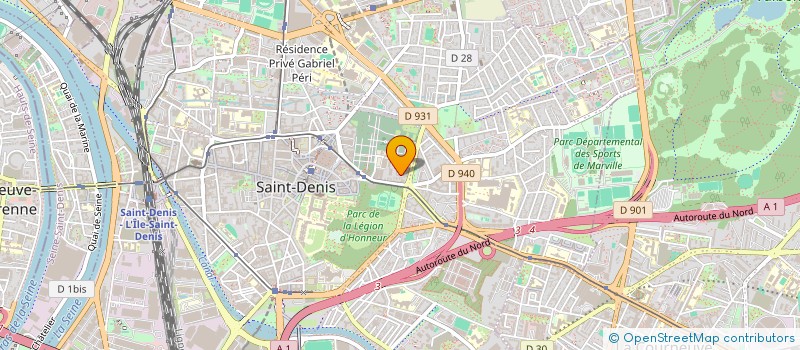 localisation de l'entreprise LES PAPILLONS NOIR.E.S  SAINT-DENIS