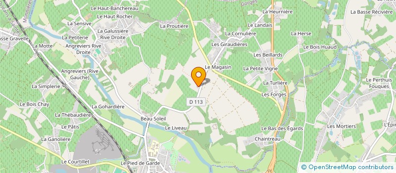 localisation de l'entreprise LES PAPIONS  GORGES