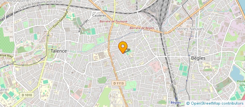 localisation de l'entreprise LES PAPYRUS à BEGLES