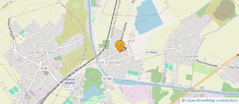 localisation de l'entreprise LES PAPYRUS  PONT-A-VENDIN