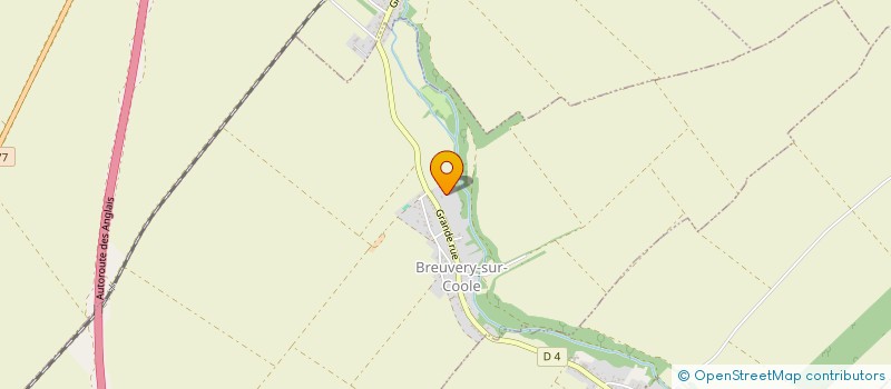 localisation de l'entreprise LES PAQUERETTES  BREUVERY-SUR-COOLE