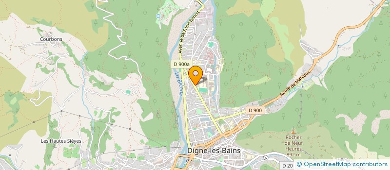 localisation de l'entreprise LES PAQUERETTES à DIGNE-LES-BAINS