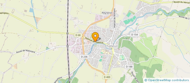 localisation de l'entreprise LES PARADIGMES à CHABEUIL