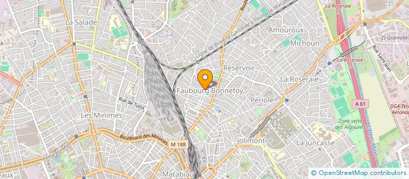 localisation de l'entreprise LES PARADOUX à TOULOUSE