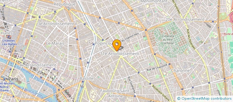 localisation de l'entreprise LES PARAGES  PARIS