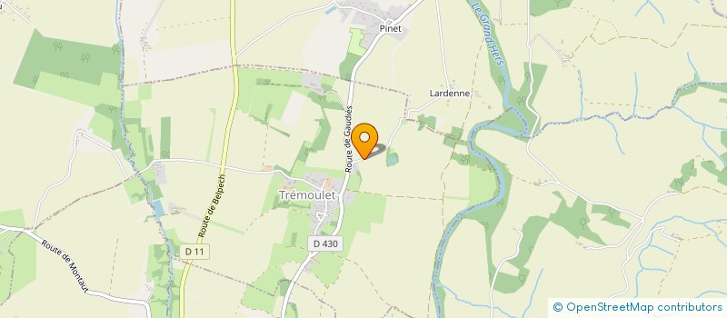 localisation de l'entreprise LES PARALLELOGRAMMES D'OCCITANIE à MONTAUT